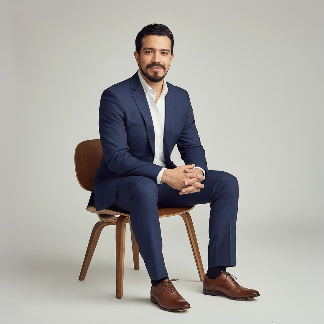 El Dr. Hernando Vázquez en su consultorio en Ciudad de México