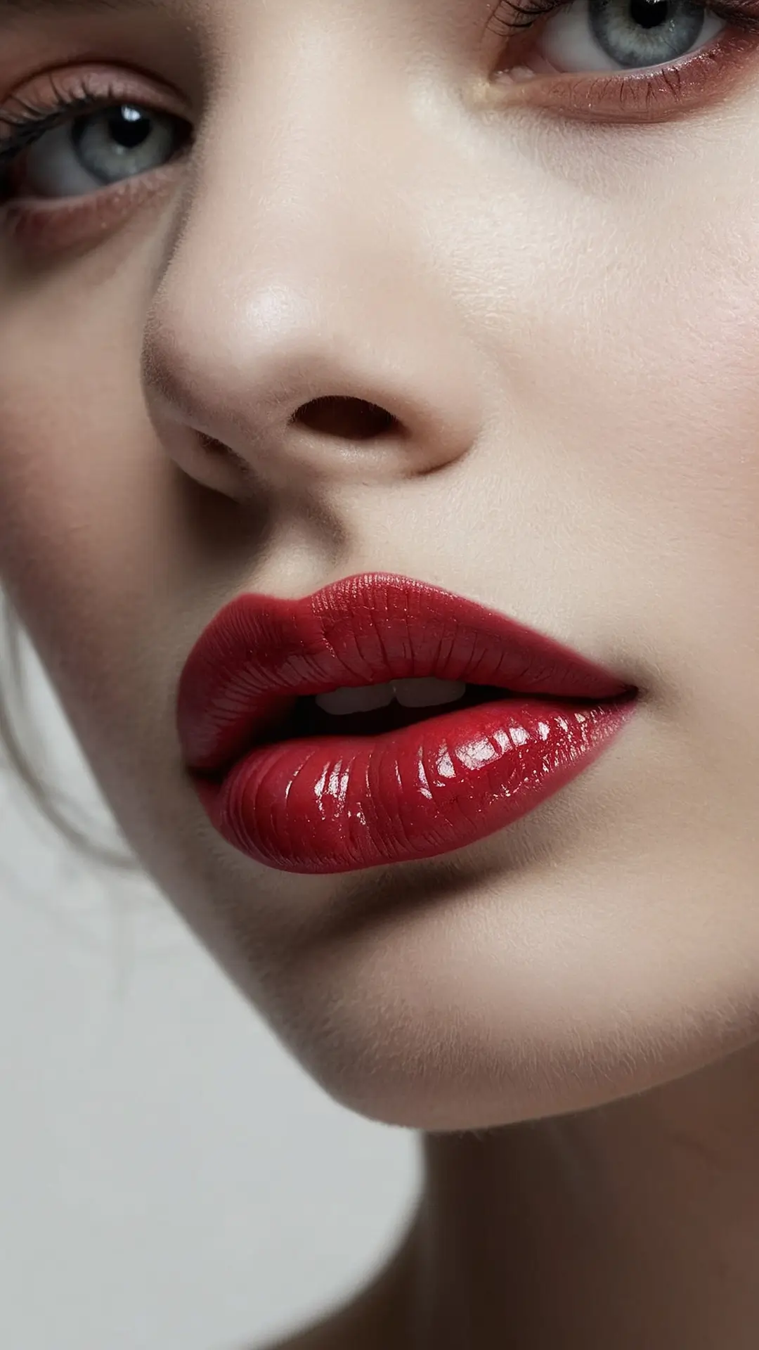 Detalle del labio superior tras un lip lifting subnasal realizado por el Dr. Hernando Vázquez